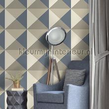 Origami behang ry2751 retro York Wallcoverings