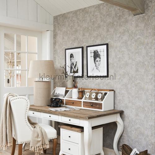 Classic touch blauw tapet 18380 nostalgisk BN Wallcoverings