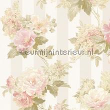 Boeketstreep behang AS Creation behang 
