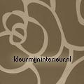 Raffi grijze 3d bloem behang Dutch Wallcoverings Collected 11057