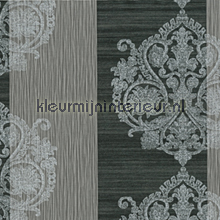 Klassiek ornament op streep papel pintado 3502-30 barroco Dutch Wallcoverings