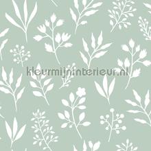 Frisse blaadjes wallcovering 152-139085 Vintage- Old wallpaper Esta home