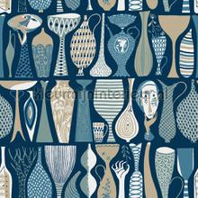 Pottery wallcovering Boras Vintage- Old wallpaper 