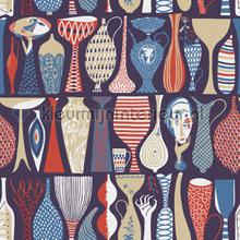 Pottery wallcovering Boras Vintage- Old wallpaper 