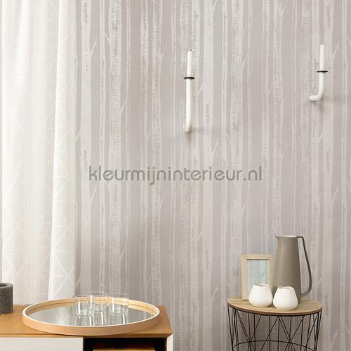 Alva style boomstammen tapeten 341351 Scandinavian Style AS Creation