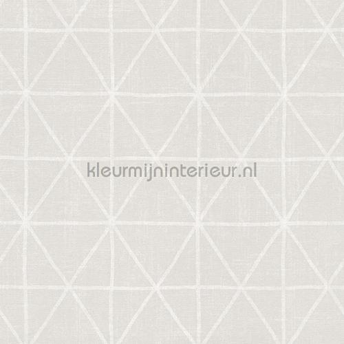 Krijt ruit behang 341375 Scandinavian Style AS Creation