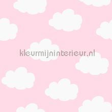 Smile wolkjes roze behang Onszelf behang 