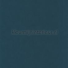 Stevige gladde vliesvinyl donker turquoise papel de parede Caselio Spaces spa64526060