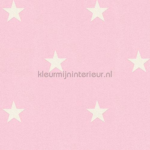 Glitter sterren roze wit tapet 35991-2 salg AS Creation