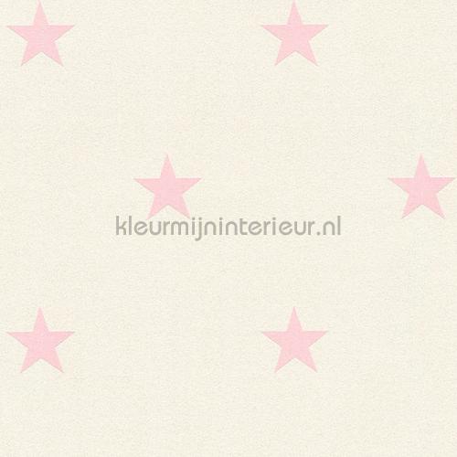 Glitter sterren wit roze behang 35991-5 aanbieding behang AS Creation