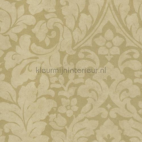 Ornament op betonlook papier peint 382541 baroque moderne Eijffinger