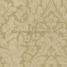 Ornament op betonlook behang Eijffinger klassiek 