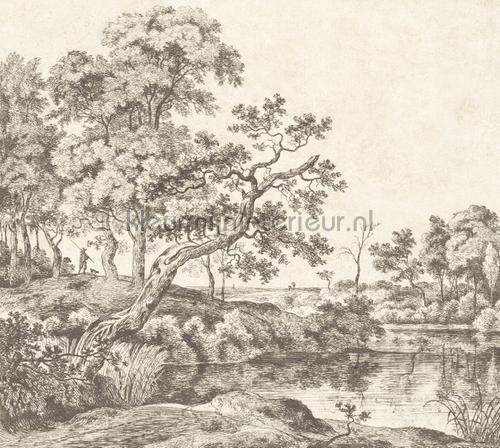 Toile landschap tapet 382600 Stature Eijffinger