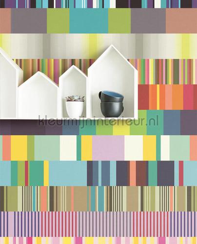 Ulti multi colour fotomurales 377200 Stripes Plus Eijffinger