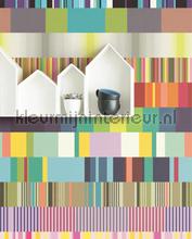 Ulti multi colour fotobehang Eijffinger Stripes Plus 377200