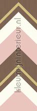 Crisscross pink fotobehang Eijffinger Stripes Plus 377202