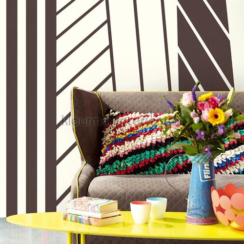 Slanted diagogo papier murales 377206 Stripes Plus Eijffinger