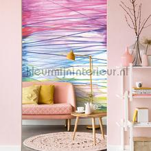 Aqualines summer papier murales Eijffinger Stripes Plus 377209