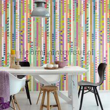 Chopsticks colours papier murales Eijffinger Stripes Plus 377213