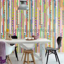 Chopsticks colours papier murales 377213 Stripes Plus Eijffinger