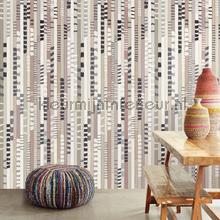 Chopsticks natural papier murales Eijffinger Stripes Plus 377214