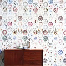 Porselein kleurrijk papier murales Studio Ditte PiP studio wallpaper 