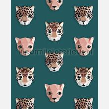 panthera groen carta da parati Studio Ditte Studio Ditte panthera-groen