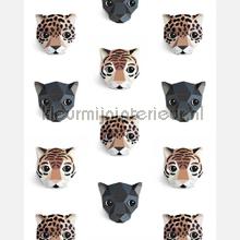 panthera wit carta da parati Studio Ditte Studio Ditte panthera-wit