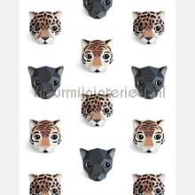 Panthera wit wallcovering Studio Ditte Wallpaper creations 