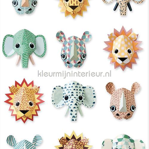 Wilde dieren cool papel de parede Studio Ditte