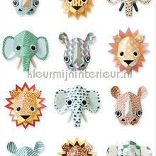 Wilde dieren cool carta da parati Studio Ditte Studio Ditte Wilde-dieren-cool