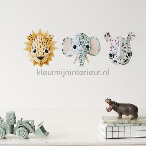 Leeuw cones small decoration stickers animals Studio Ditte