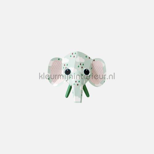 Olifant wolken small interieurstickers Baby - Peuter Studio Ditte