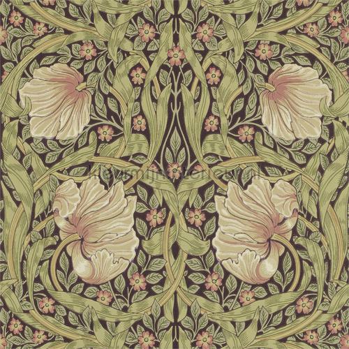 pimpernel bullrush russet tapet 216471 The Craftsman Wallpapers Morris and Co