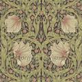 pimpernel bullrush russet behang 216471 The Craftsman Wallpapers Morris and co