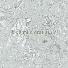 Tatoeage prints wallcovering Behang Expresse Thomas 27153