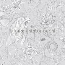 Tatoeage prints wallcovering Behang Expresse Thomas 27154