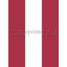 Streep rood ecru 13 cm wallcovering Behang Expresse Thomas 27160