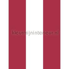 Streep rood ecru 13 cm tapeten Behang Expresse Thomas 27160