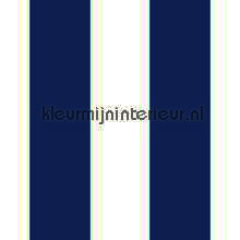 Streep blauw ecru 13 cm wallcovering Behang Expresse Thomas 27161