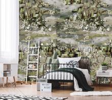 Eigentijdse camouflage wallcovering Behang Expresse Thomas ink7095