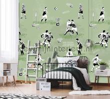 Voetballers op het veld wallcovering Behang Expresse Thomas ink7096