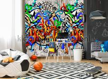 Graffti muur fottobehaang Behang Expresse tiener 