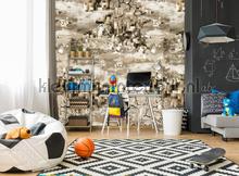 Eigentijdse camouflage wallcovering Behang Expresse Thomas ink7102