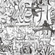 Graffity teksten wallcovering th27118 Thomas Behang Expresse