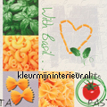 Pasta & more behang 885002 Keuken Rasch