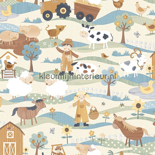 behang kinderkamer boerderij leven op de boerderij stoere kleuren g45132 behang tiny behang kinderkamer boerderij leven op de boerderij stoere kleuren g45132 behang tiny