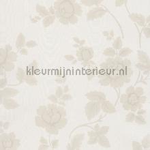 Bloemen op moire tapet Eijffinger Vintage Gamle 