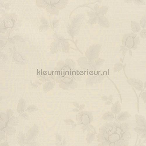 Bloemen op moire wallcovering 388521 baroque Eijffinger