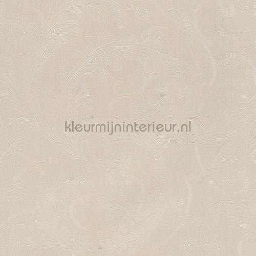 Klassieke scroll takken licht beige behang 388540 barok Eijffinger